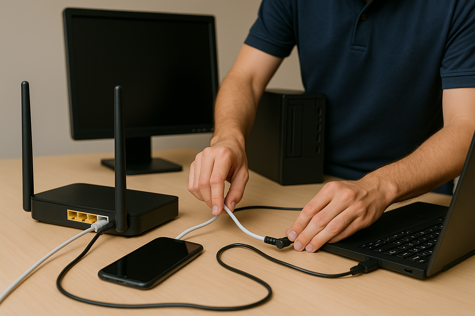 Installation von IT-Geräten